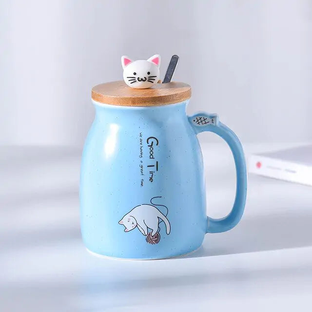 450ml Ceramics Cat Mug