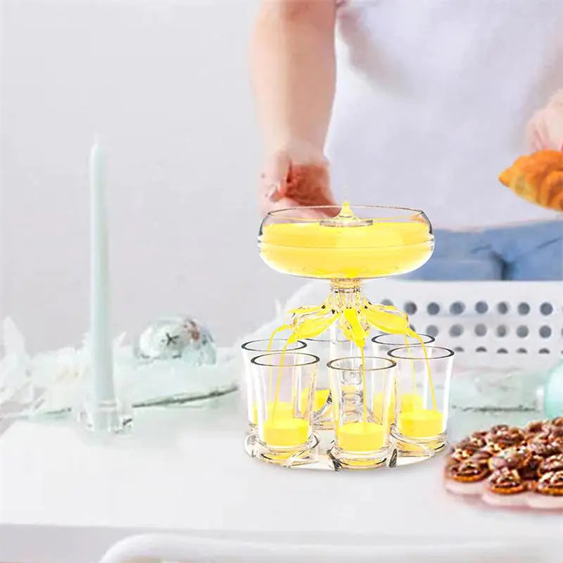 6 Shot Glass Dispenser Holder